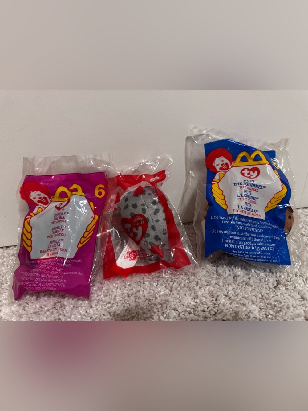 Ty McDonald's Promotional Beanie Babies -